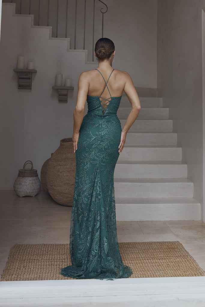 Cerelia Mermaid Fern Evening Dress – PO2314 by Tania Olsen Designs