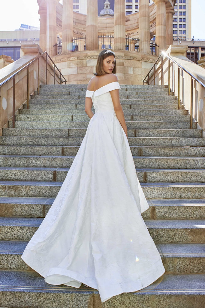 Clementine Off-Shoulder Wedding Dress – TC377