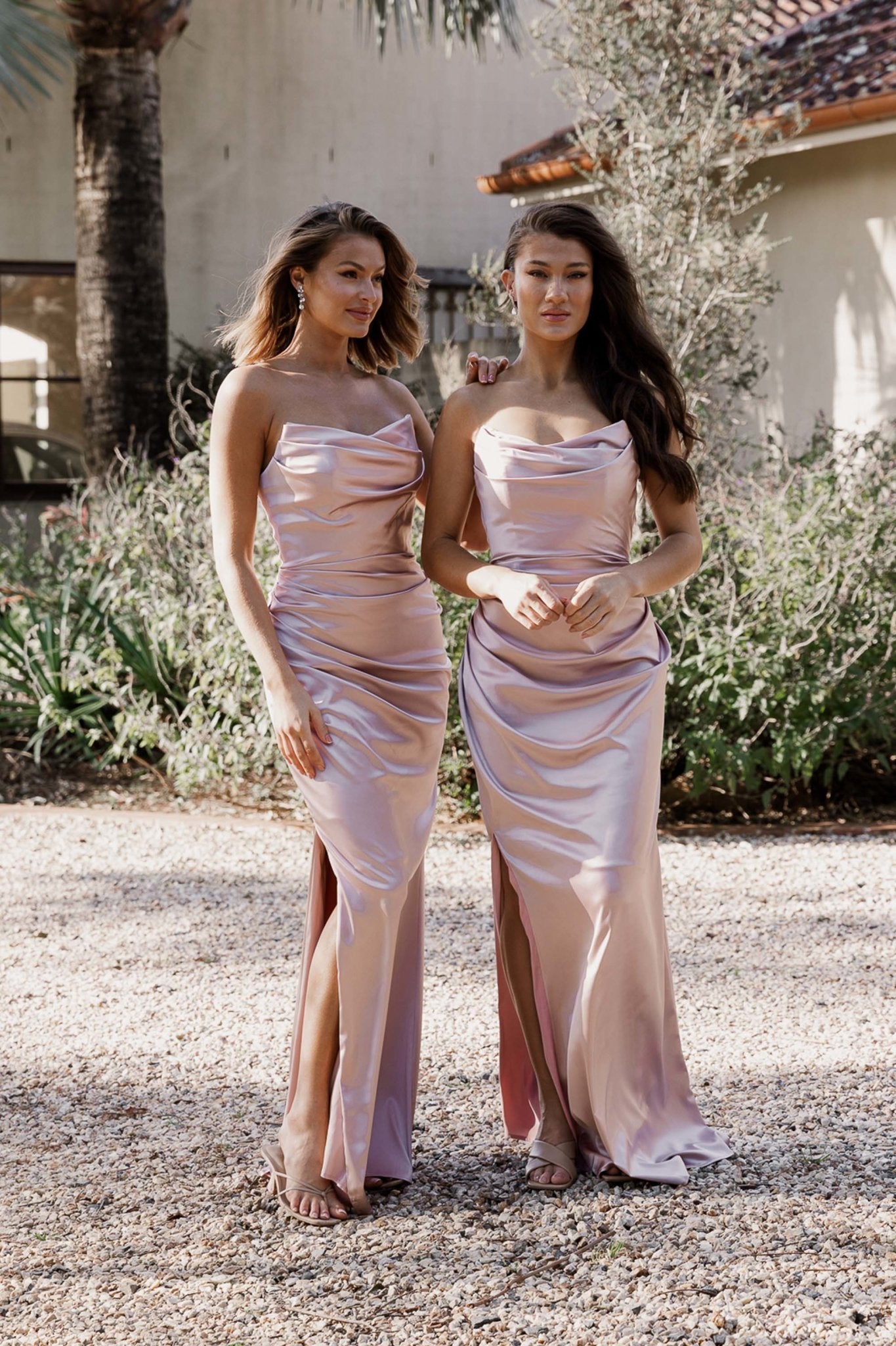 Rose God Sequin Mermaid Maxi Dress | Beautiful Modest Bridesmaids Dresses  with Sleeves | Best Online Cute Modest Clothes Boutique - NeeSee's Dresses