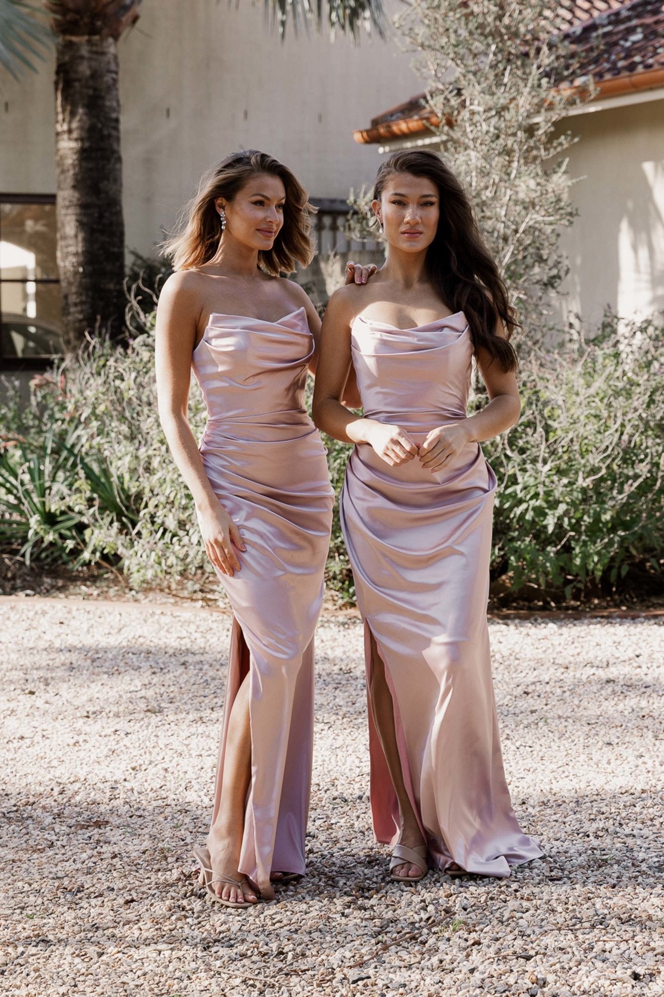 Colette Strapless Cowl Bridesmaids Dress - TO899 | Sentani Boutique Colette Strapless Cowl Bridesmaids Dress - TO899 | Sentani Boutique