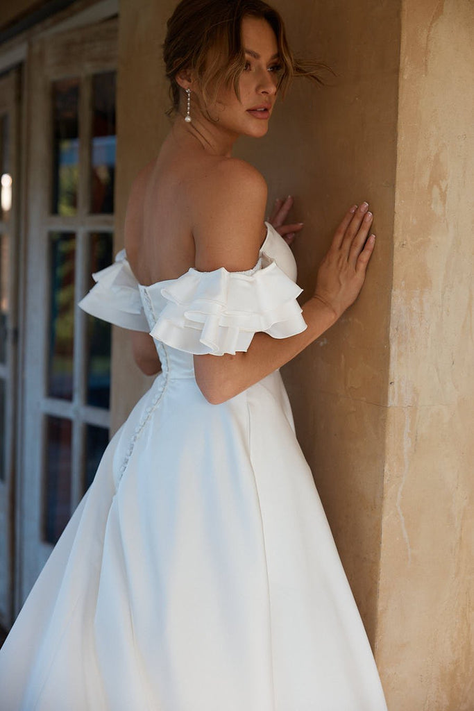 Danica Off-shoulder Sweetheart Wedding Dress – TC2330 by Tania Olsen Designs