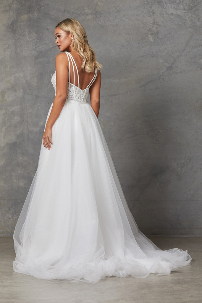 Detachable Skirt Wedding Dress - TC233