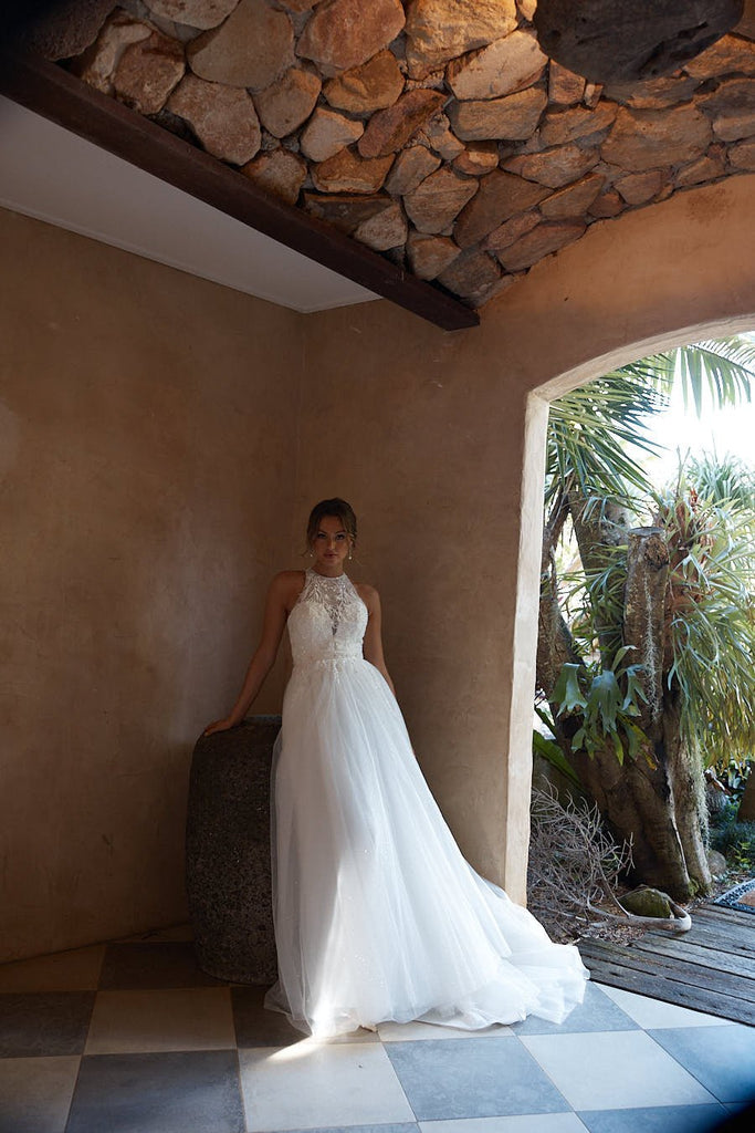 Eliza Glitter Lace Wedding Dress – TC2358 by Tania Olsen Designs