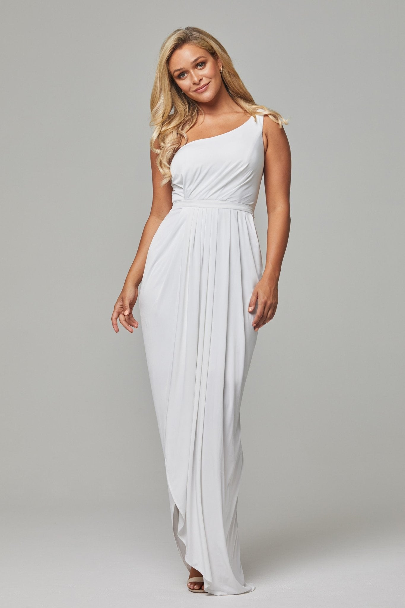 Grey and hotsell white bridesmaid dresses