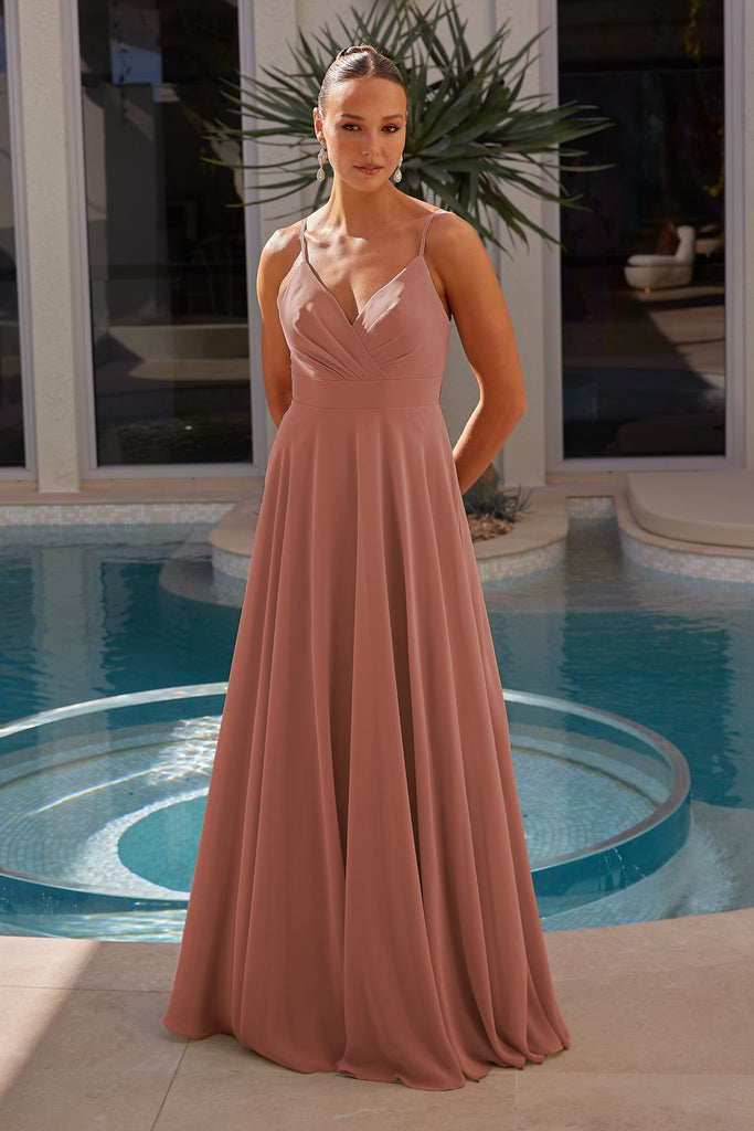 Evian Bridesmaid Dress - Dusty Rose by Tania Olsen Designs