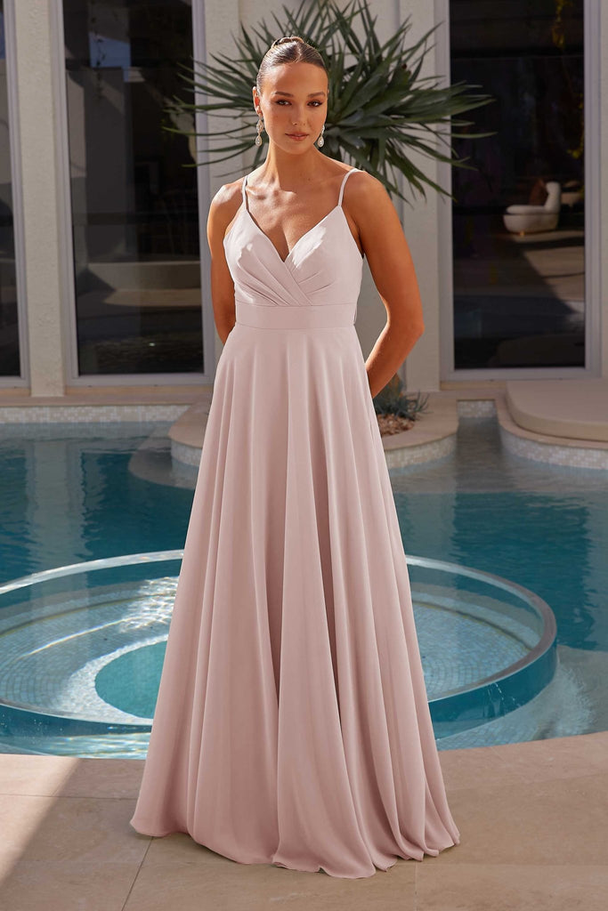 Evian Bridesmaid Dress - Pink by Tania Olsen Designs