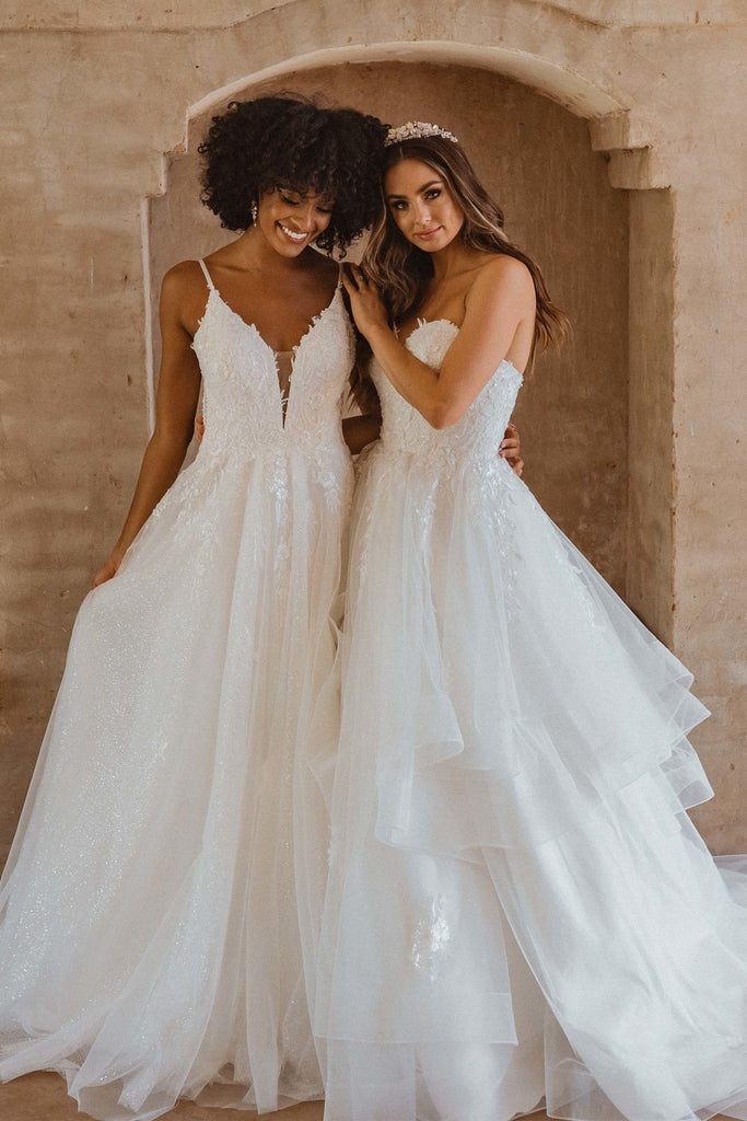 Georgia Tiered Tulle Wedding Dress – TC352