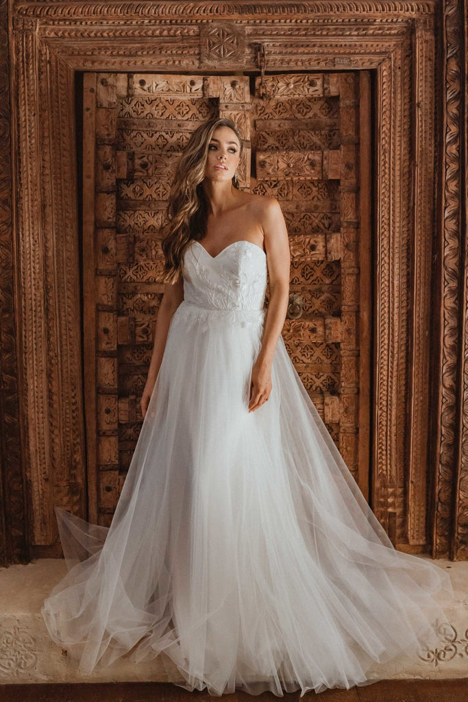 Haines Strapless Sweetheart Wedding Dress – TC368