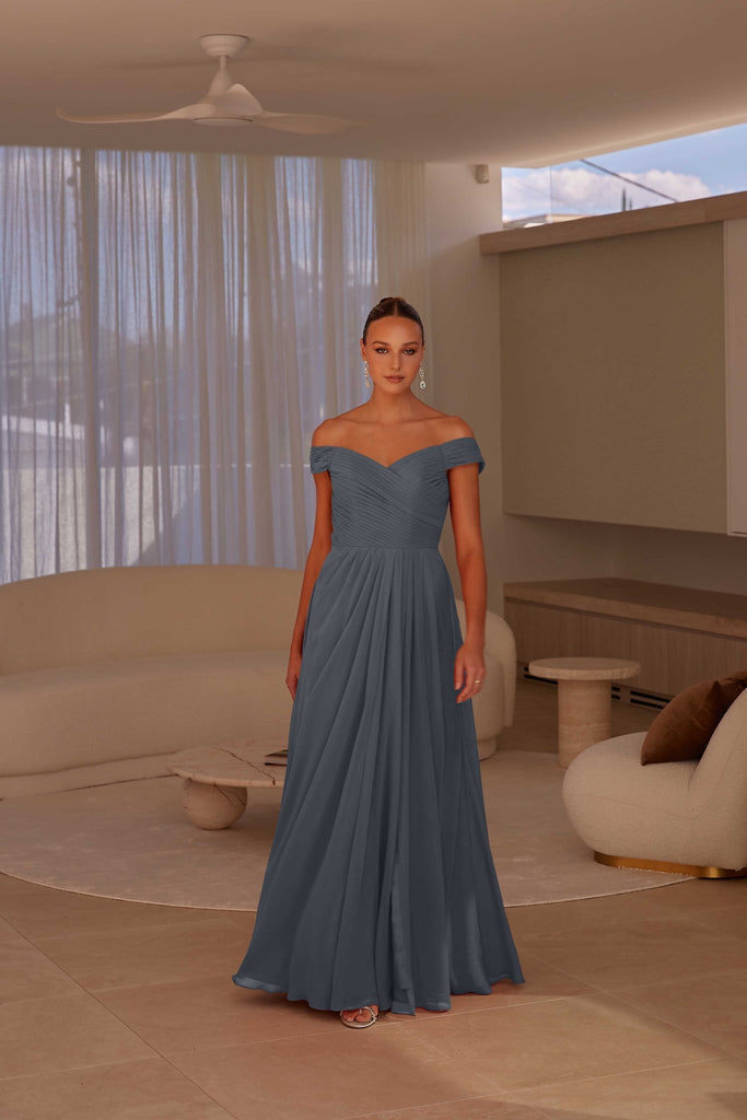 Harbor Bridesmaid Dress - Dusty Blue by Tania Olsen Designs