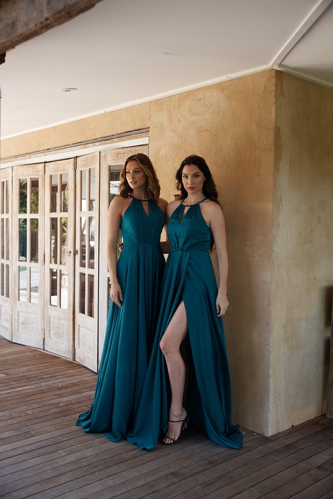 Heidi Crystal Beaded Bridesmaid Dress – TO2321 Dusty Blue by Tania Olsen Designs