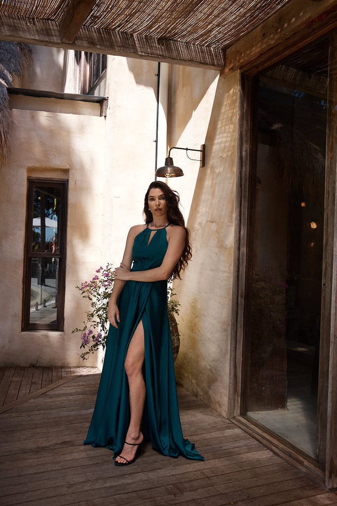 Heidi Crystal Beaded Bridesmaid Dress – TO2321 Olive by Tania Olsen Designs