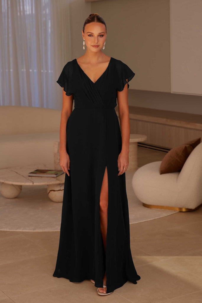 Hudson Bridesmaid Dress - Black by Tania Olsen Designs