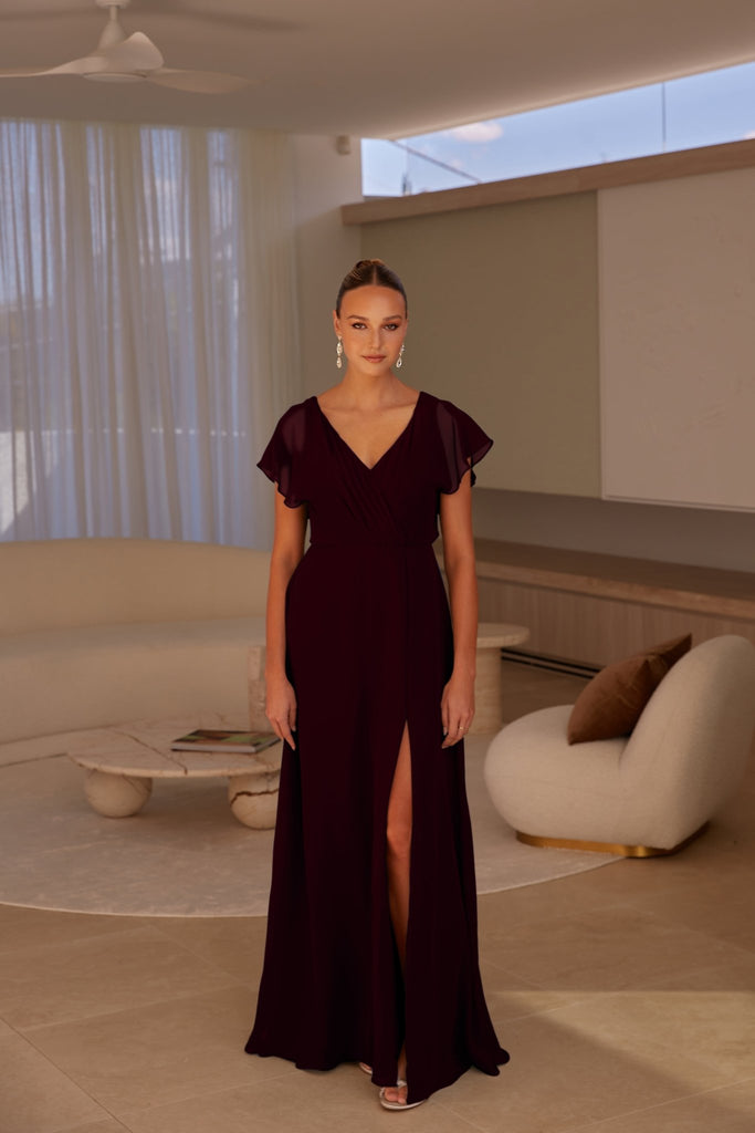 Hudson Bridesmaid Dress - Plum by Tania Olsen Designs