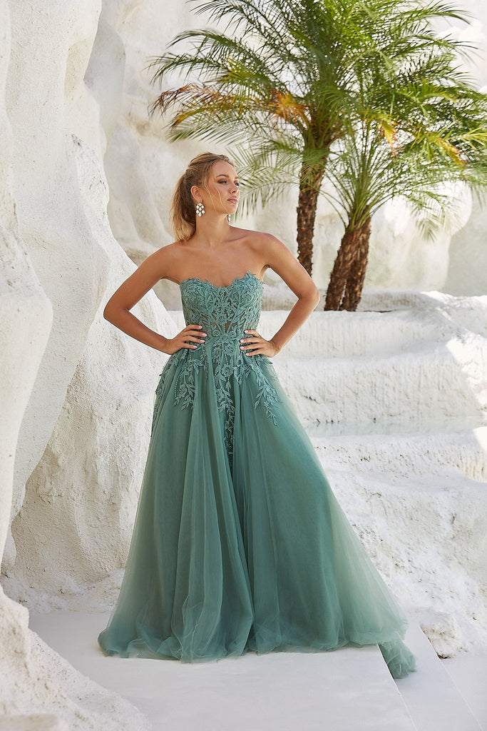 Innes Off The Shoulder Formal Dress by Tania Olsen Designs