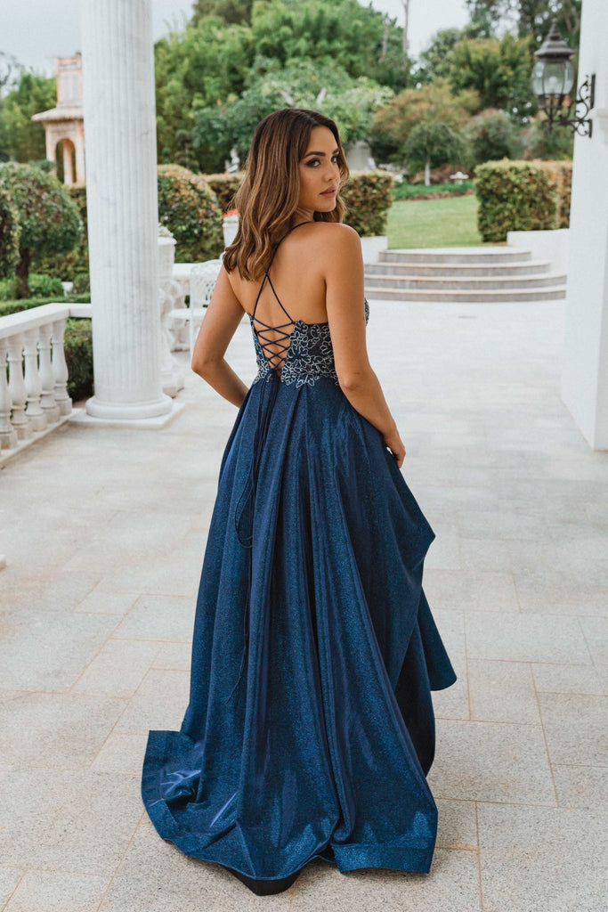 Ivy Shimmer Formal Dress – PO854 Royal Blue
