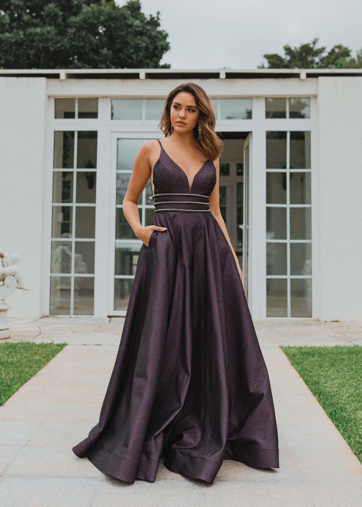 Ivy Shimmer Formal Dress – PO854