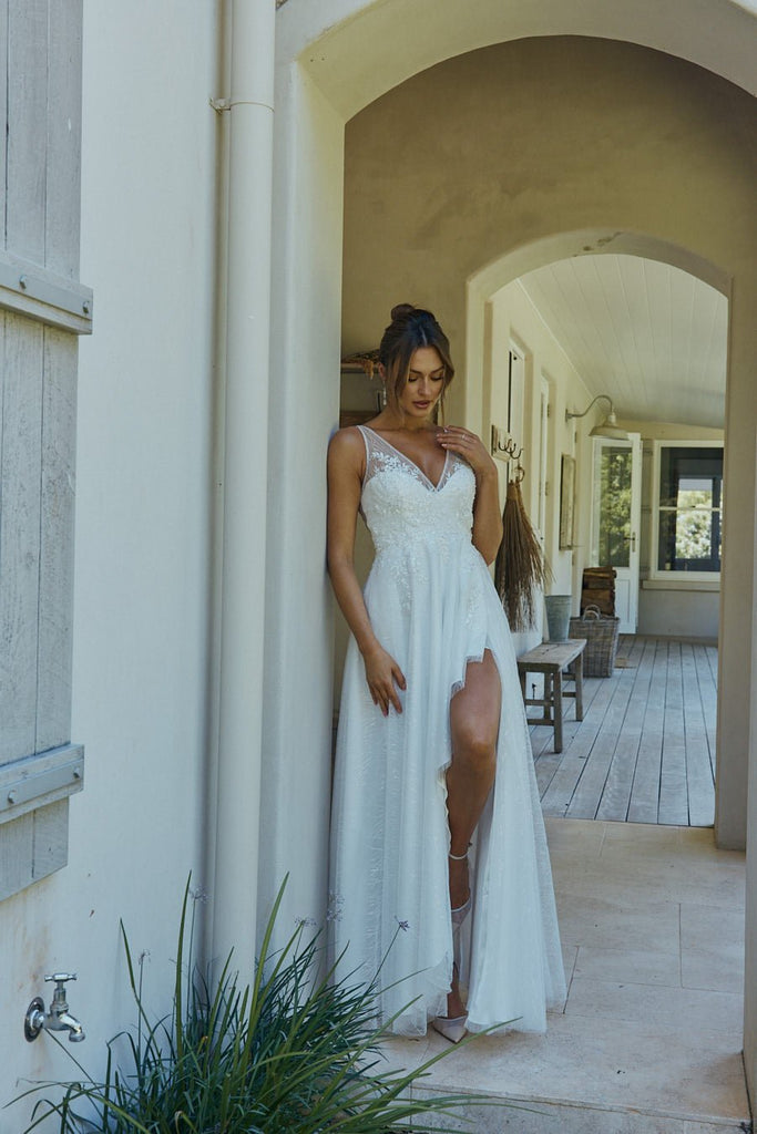Jessa Floral Sweetheart Lace Wedding Dress – TC2362 by Tania Olsen Designs