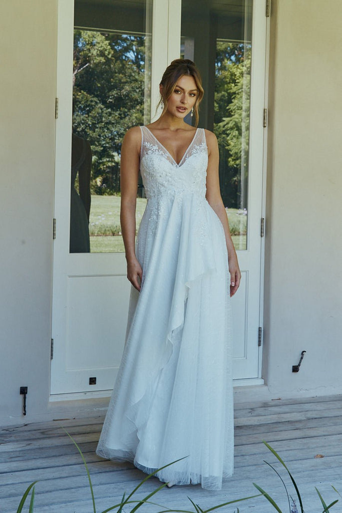 Jessa Floral Sweetheart Lace Wedding Dress – TC2362 by Tania Olsen Designs