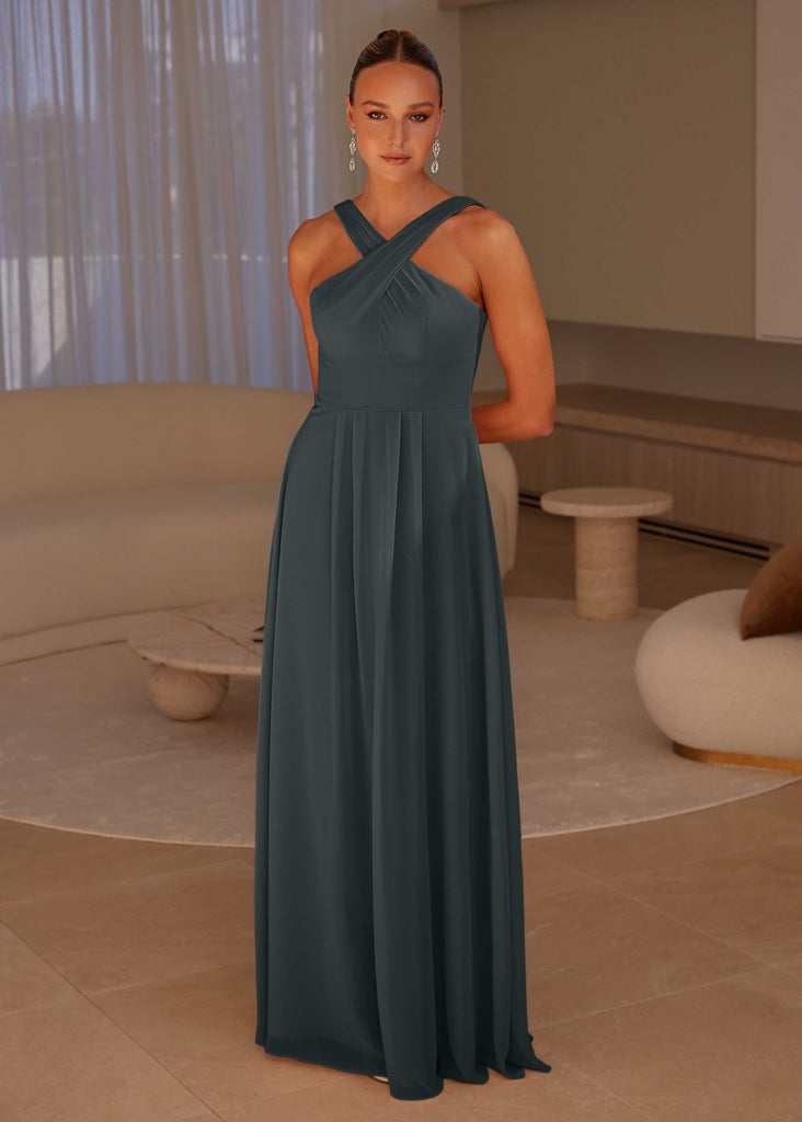 Kano Halter Bridesmaid Dress - Twilight by Tania Olsen Designs