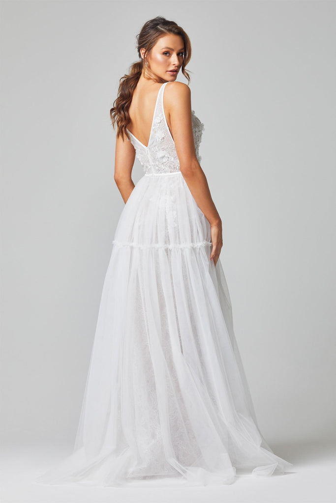 Lilly Tiered Lace Wedding Dress – TC326