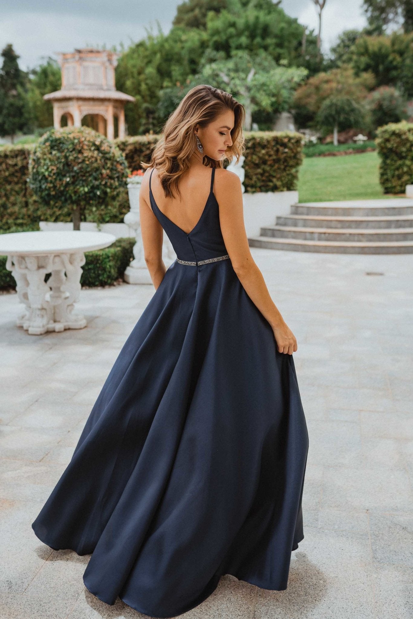 Linz Satin A-Line Formal Dress PO896 | Sentani Boutique Linz Satin A-Line Formal Dress PO896 | Sentani Boutique