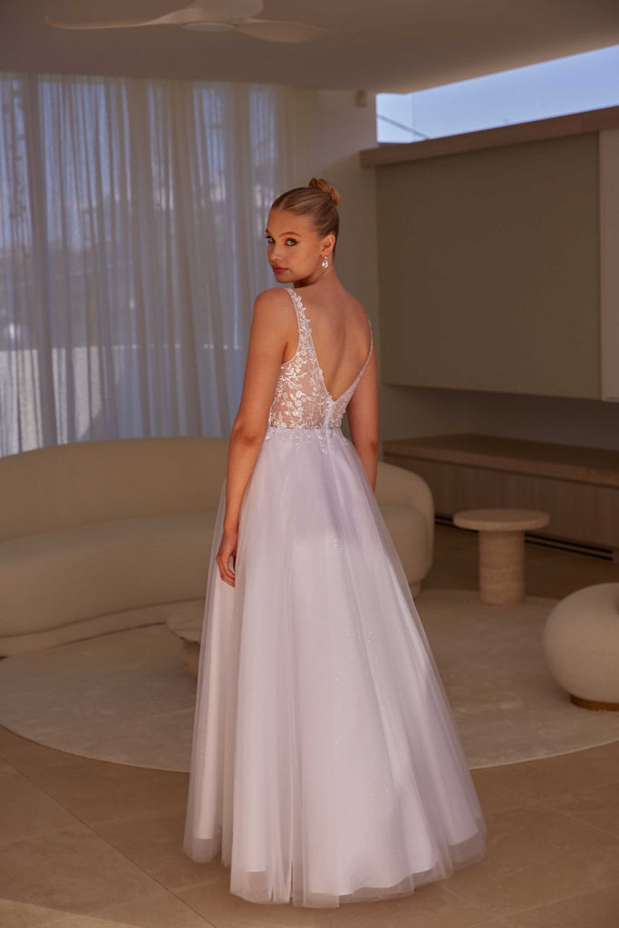 Locklyn Lace A-line Debutante Dress by Tania Olsen Designs
