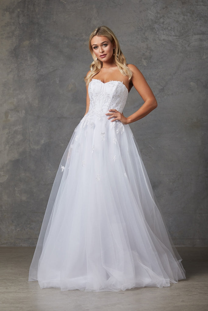 Louisa Strapless Sweetheart Wedding Dress TC237
