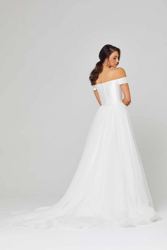 Lucinda Off Shoulder Wedding Dress – TC306