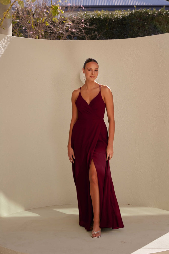 Malawi Bridesmaid Dress - Cabernet by Tania Olsen Designs