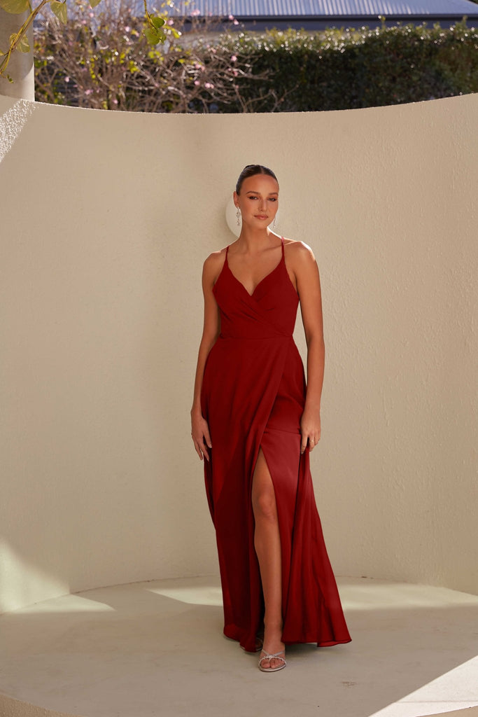 Malawi Bridesmaid Dress - Rust by Tania Olsen Designs