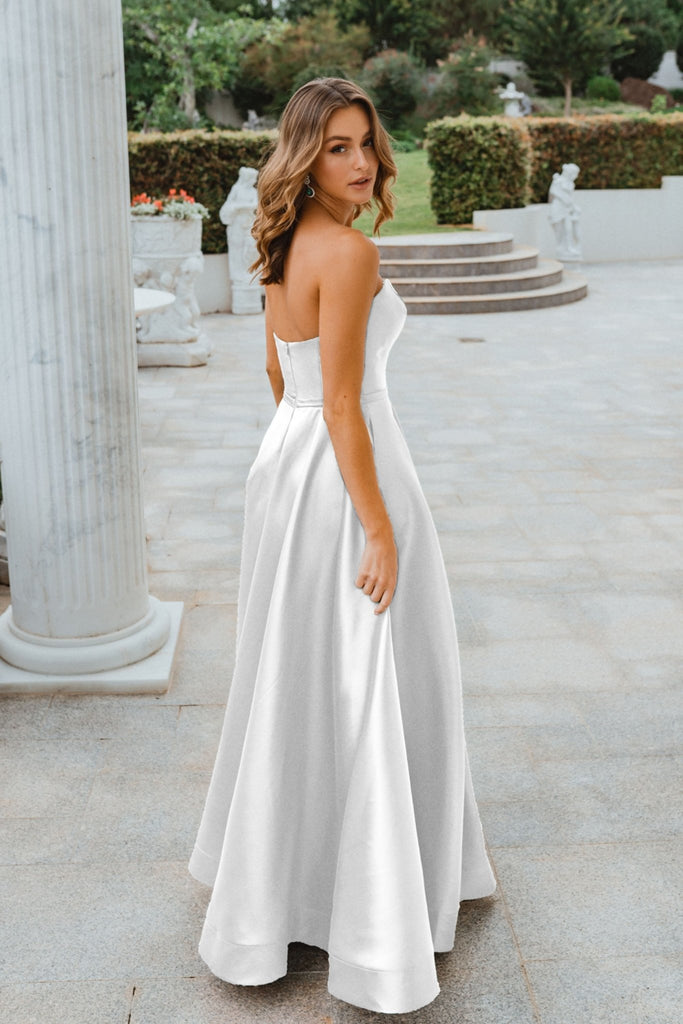 Medina Strapless Sweetheart Wedding Dress - PO895