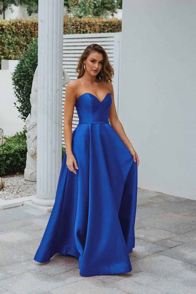Medina Sweetheart Formal Dress – PO895 Cobalt