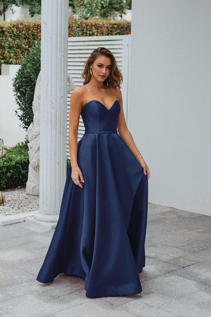 Medina Sweetheart Formal Dress – PO895 Navy