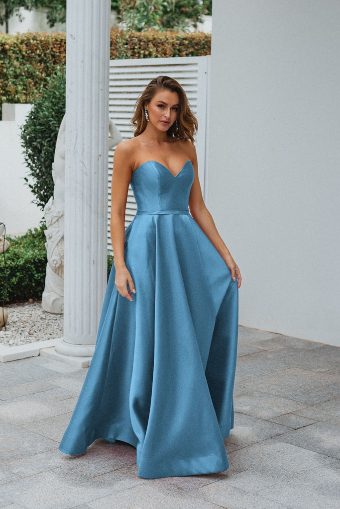 Medina Sweetheart Formal Dress – PO895 Sky Blue
