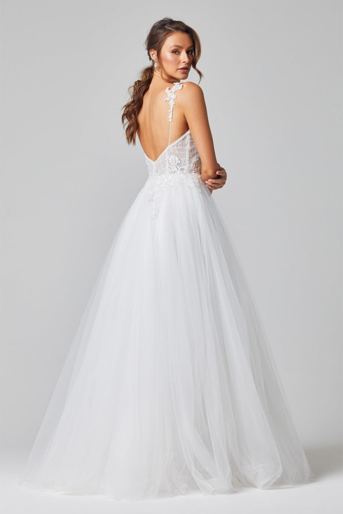 Mia Beaded Lace Wedding Dress – TC327