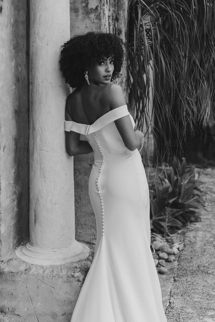 Miami Off-Shoulder Mermaid Wedding Dress - TC357