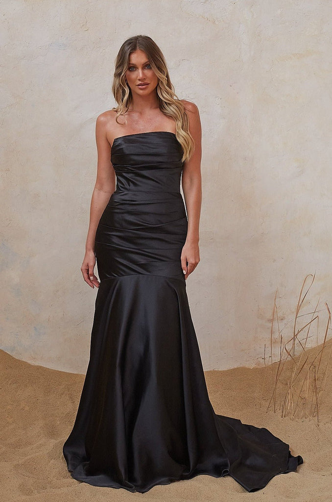 Moselle Ruched Mermaid Formal Dress by Tania Olsen Designs