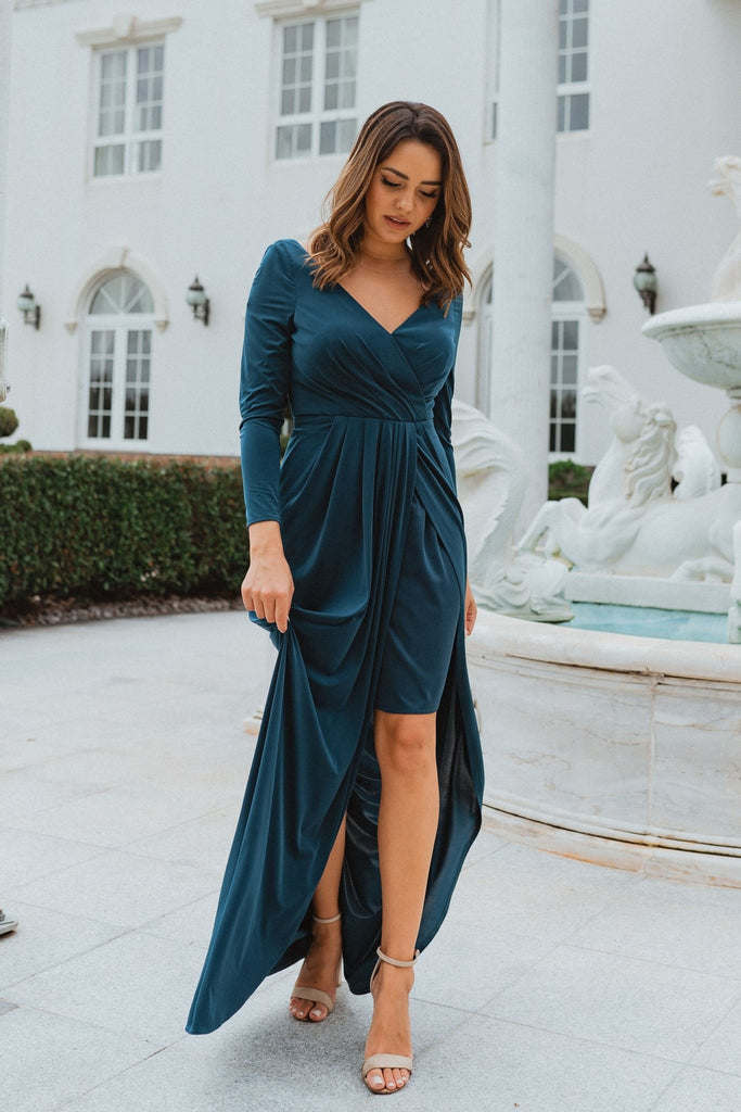 Nancy Long Sleeve Bridesmaids Dress – TO870