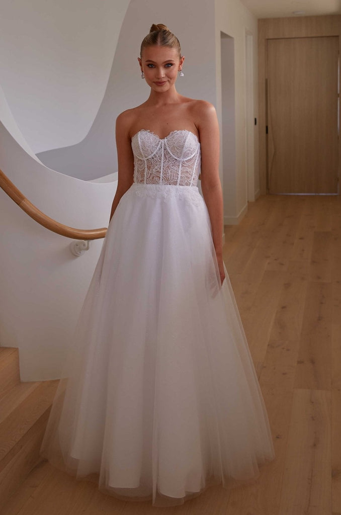 Nen Boned Lace Debutante Dress by Tania Olsen Designs