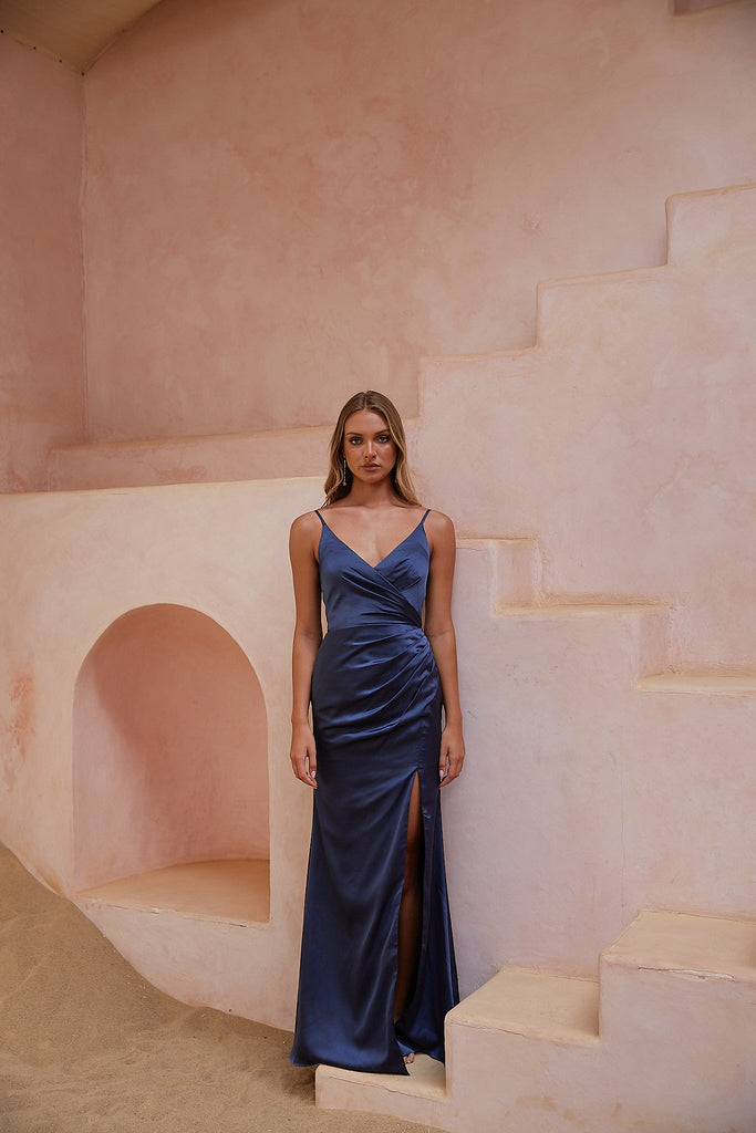 Neptune Bridesmaid Dress - Black by Tania Olsen Designs