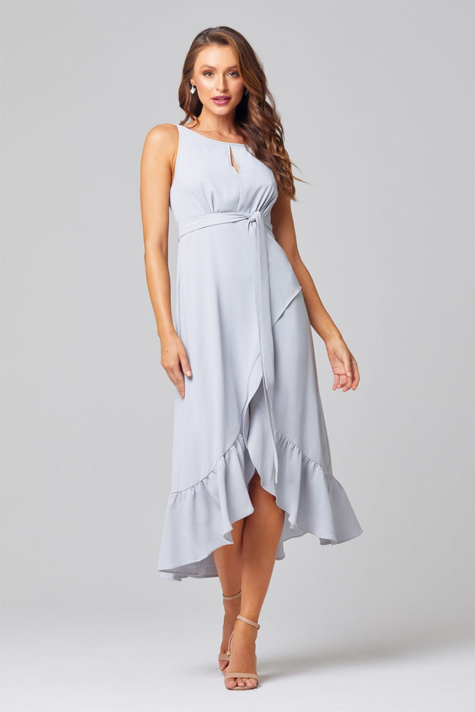 Nola Crepe Midi Wrap Dress - TO813