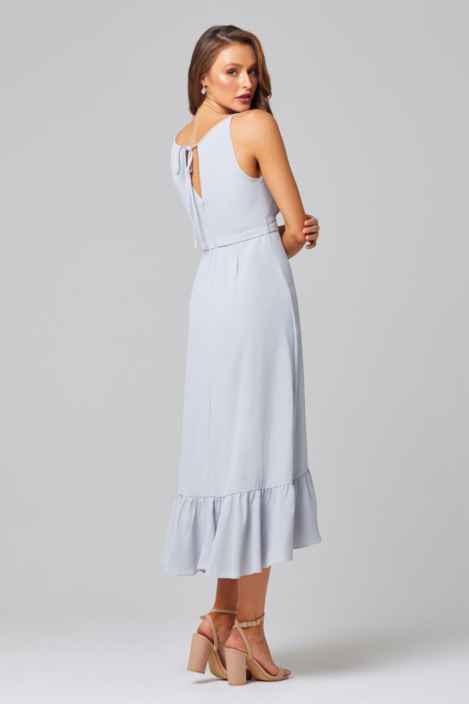 Nola Crepe Midi Wrap Dress - TO813