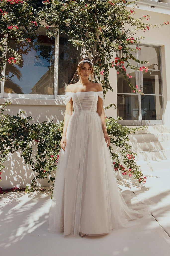 Ophelia Gathered Tulle Wedding Dress – TC2359 by Tania Olsen Designs