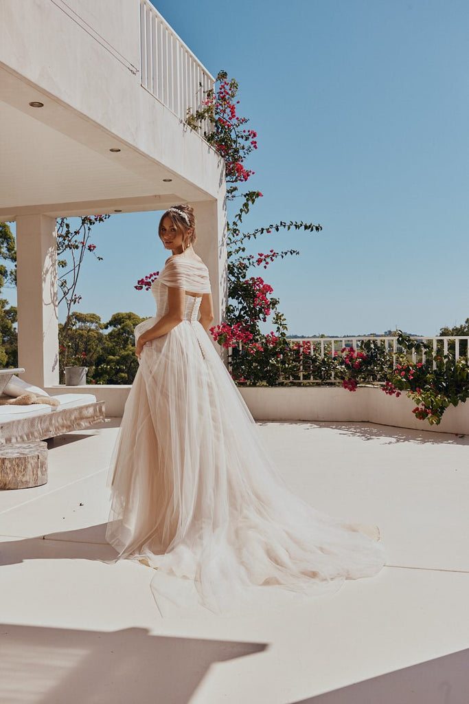 Ophelia Gathered Tulle Wedding Dress – TC2359 by Tania Olsen Designs