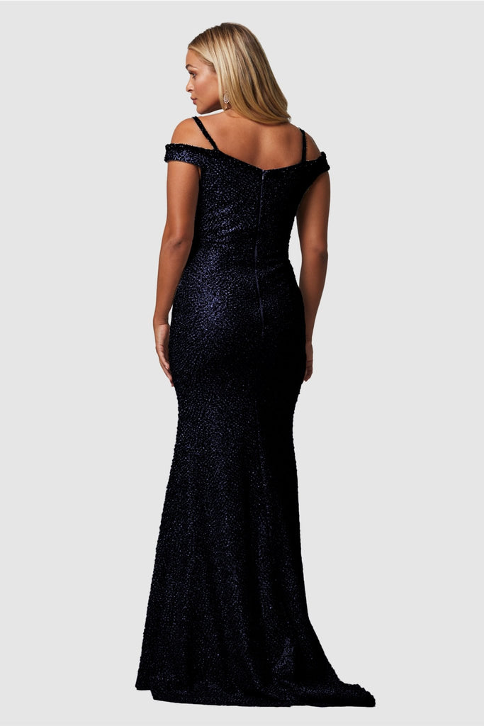 Pia Crystal Mermaid Evening Dress - TC259