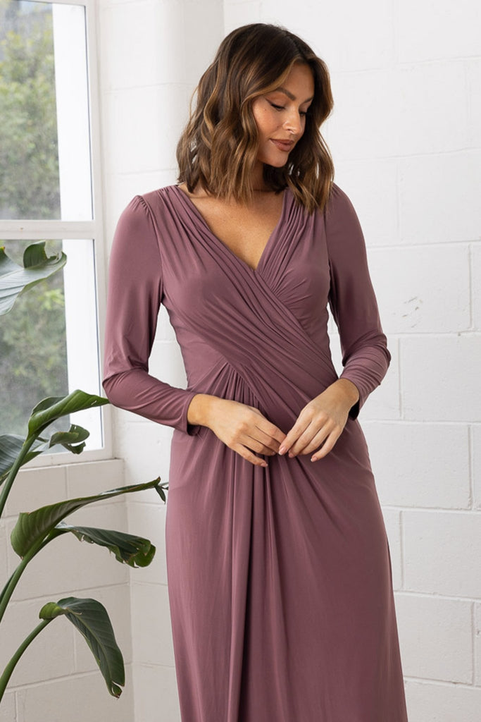 Prunella Long Sleeve Special Occasion Dress - MO12