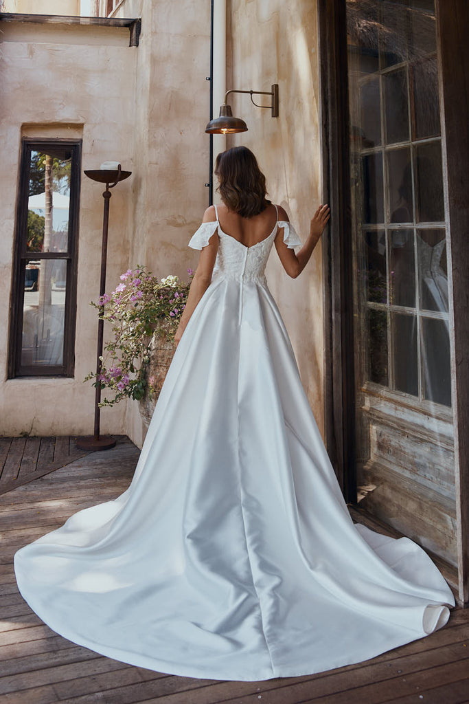 Samantha Flutter Sleeve Wedding Dress – TC2327 by Tania Olsen Designs