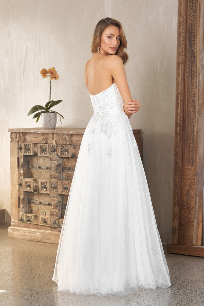 (SAMPLE SALE) Louisa Strapless Sweetheart Wedding Dress - TC237