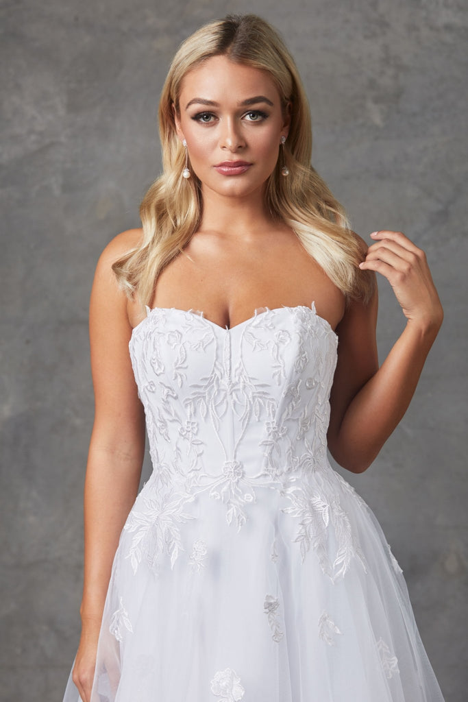 (SAMPLE SALE) Louisa Strapless Sweetheart Wedding Dress - TC237
