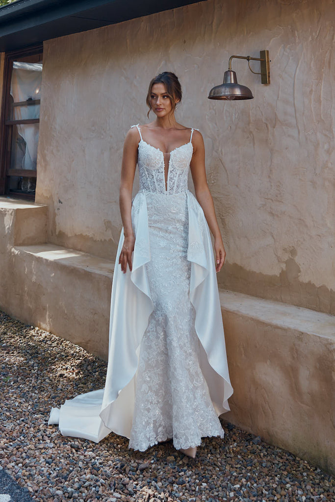 Selene Lace Mermaid Wedding Dress – TC2331 by Tania Olsen Designs